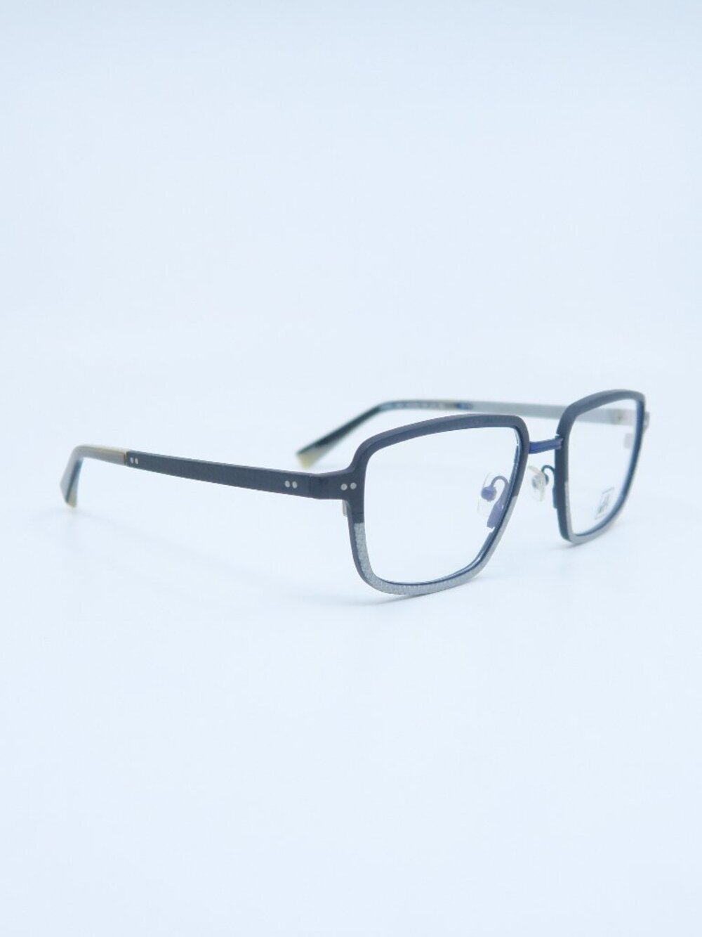 J.F. Rey JF3046 2802 55mm 2 Tone Carbon Fiber New Rectangle Men's Eyeglasses.